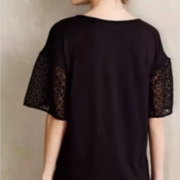 Dolan Left Coast | Anthropologie | Trellised Lantern Sleeve Top | Sz M - Picture 3 of 10